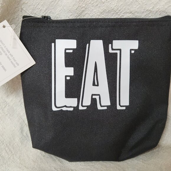 Thirty One SNACK AND GO POUCH Eat & Repeat NEW - Picture 1 of 3